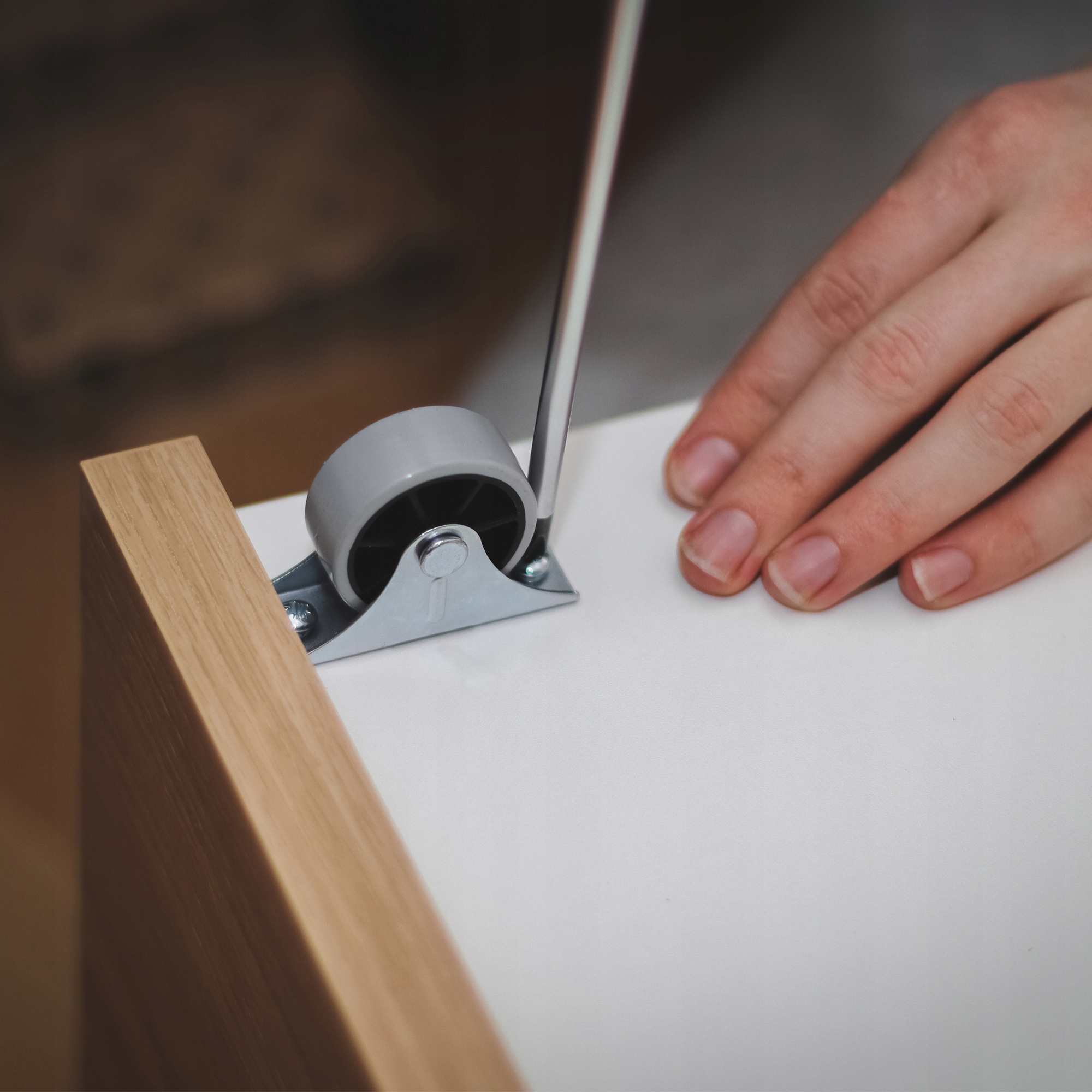 KÓŁKO KOŁO MEBLOWE GUMOWE OBROTOWE FI 40 MM Marka Fest