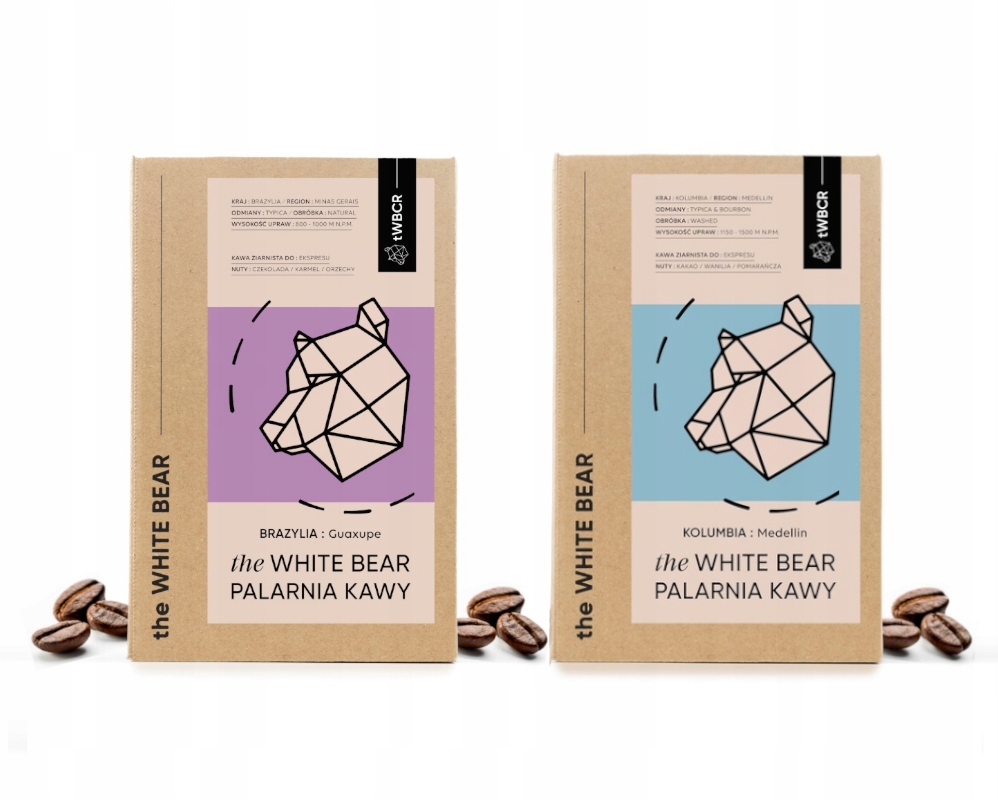 Levně Sada káva Kolumbie Medellin Brazil Guaxupe 2x 1 kg