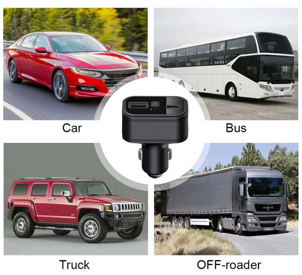 LOKALIZATOR NADAJNIK GPS MICODUS MV77G ROZGAŁĘZIACZ 4G USB BEZ ABONAMENTU Model MV77G