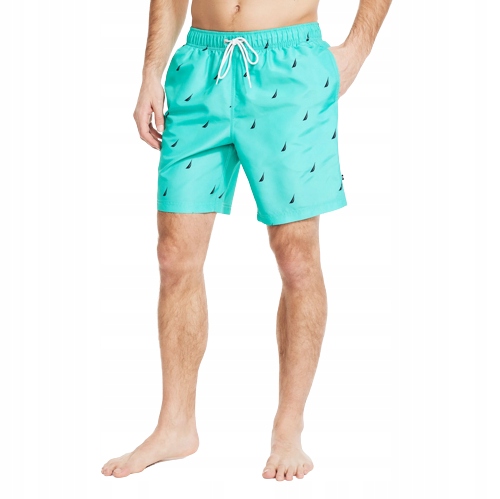 Nautica pánské plavky 8.5" J-class Print zelené L