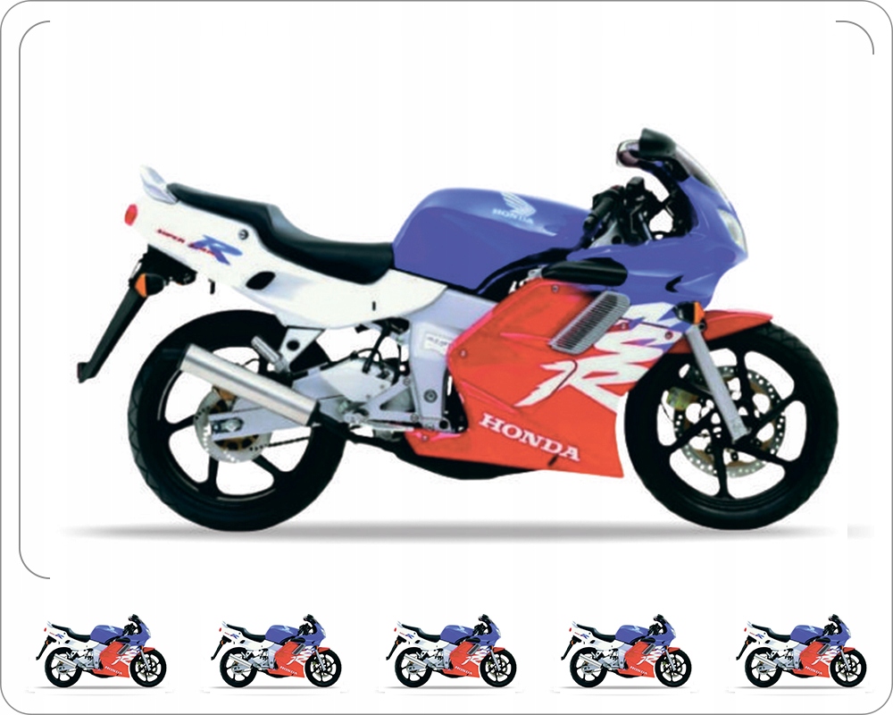 Samolepky Juula Pro Honda Nsr 125 1999-2000 Modré Červené A Bílé