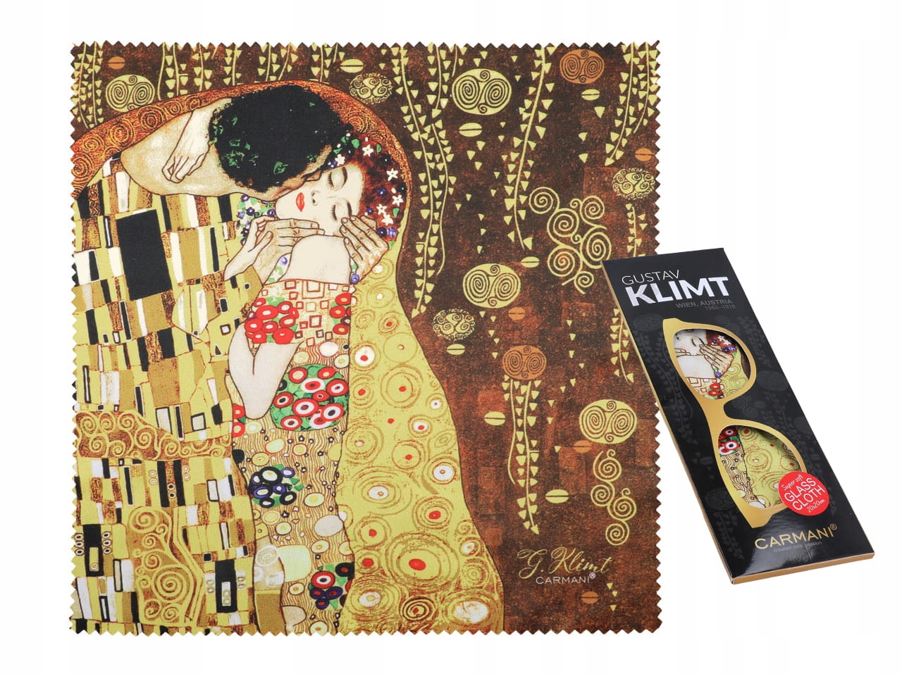 

Ściereczka do okularów G. Klimt. Pocałunek