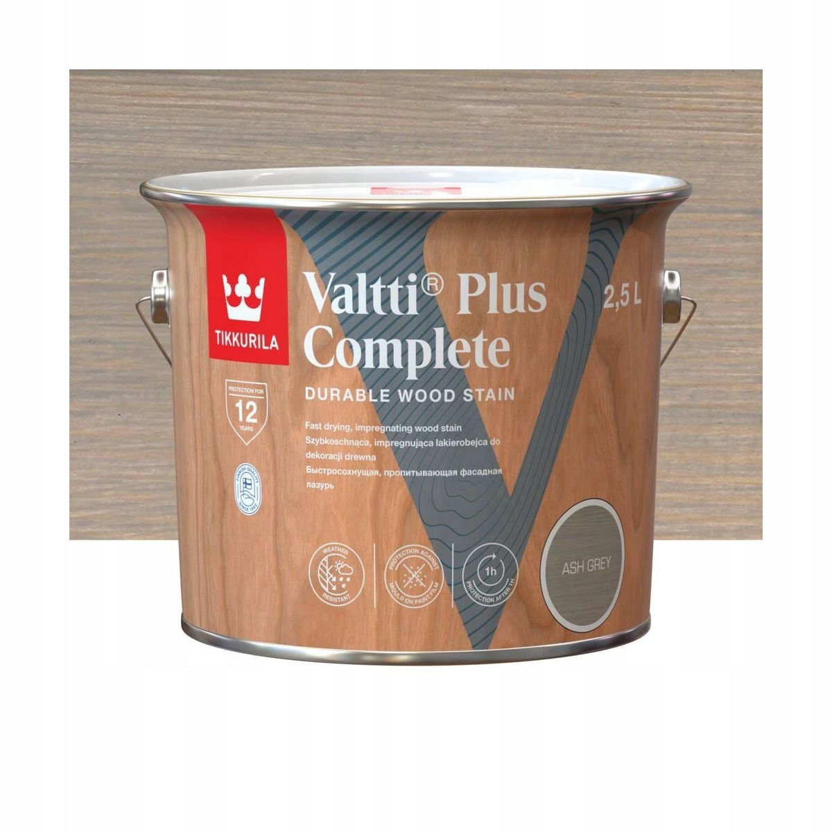 Tikkurila Valtti Plus Complete 2,5l Ash Grey