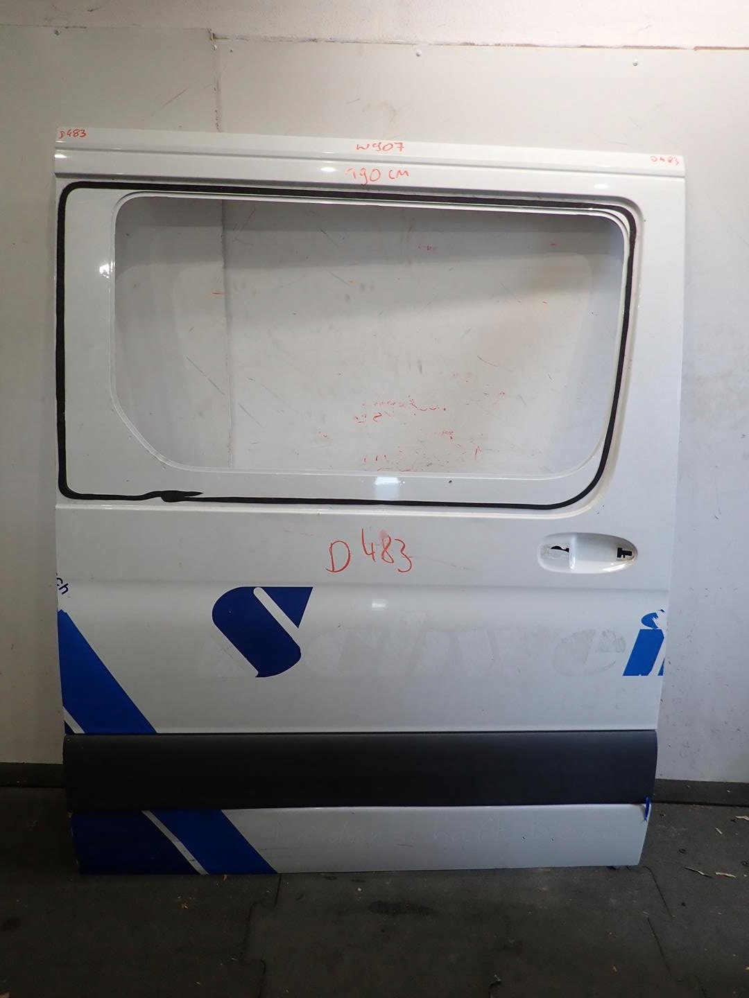 door rear part right sliding MERCEDES SPRINTER W907 W910 2017