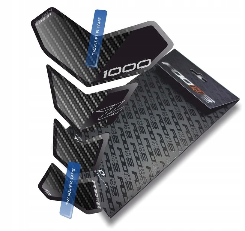 Tank-pad od firmy Fooqs Kawasaki Z 1000 Carbon Karbon
