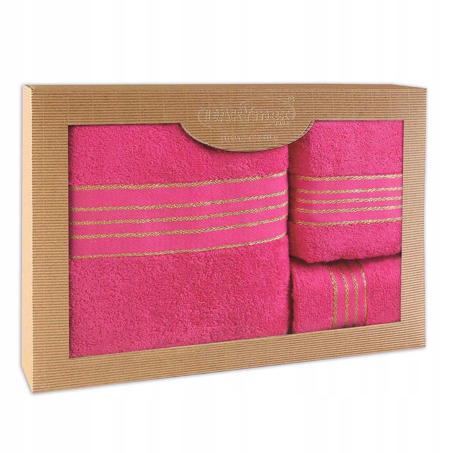 Ručník D Bavlna 100% Tiwano Fuchsia (p) 30x50+50x90+70x140 ks
