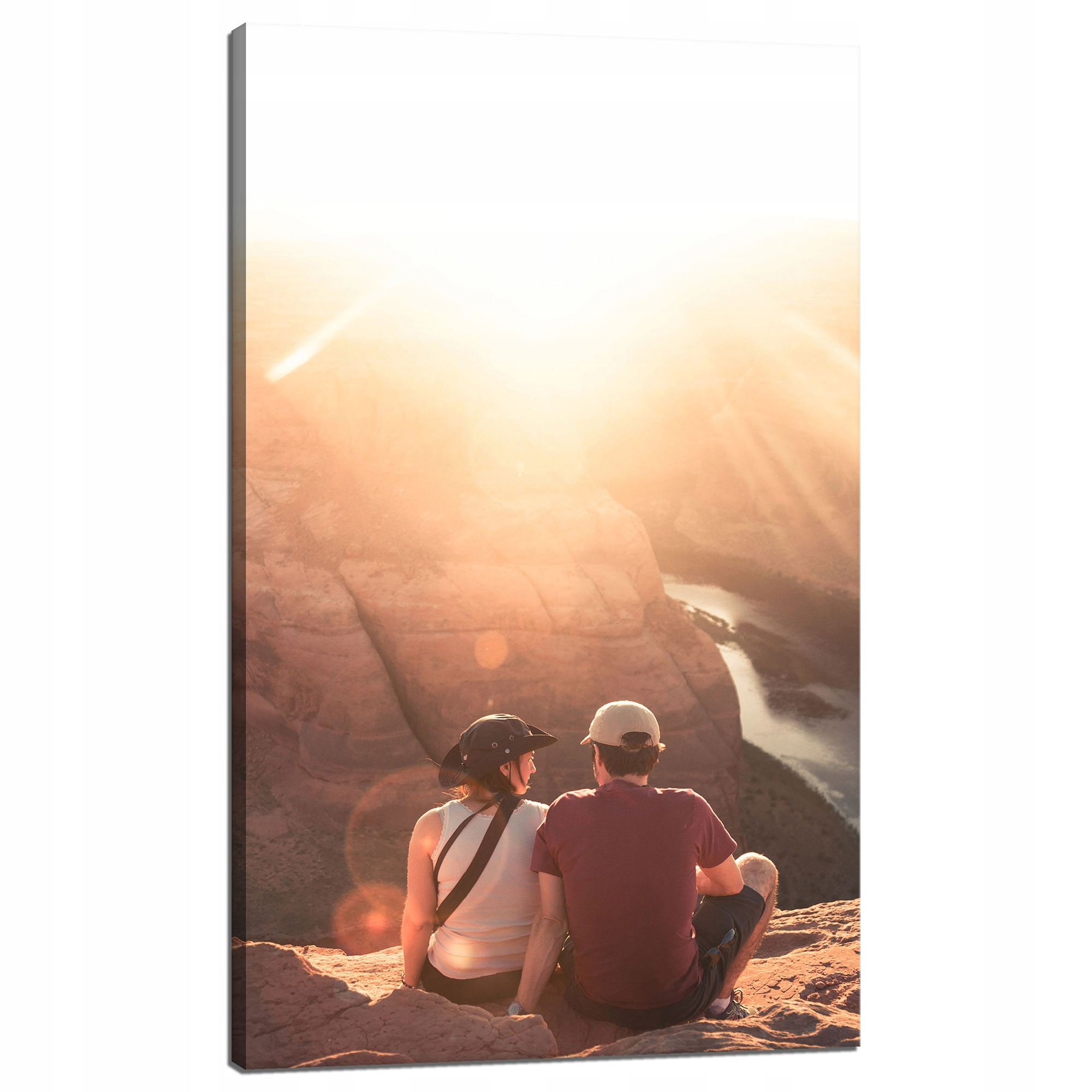 Obraz na plátně Grand Canyon Pár Slunce Řeka 60x100