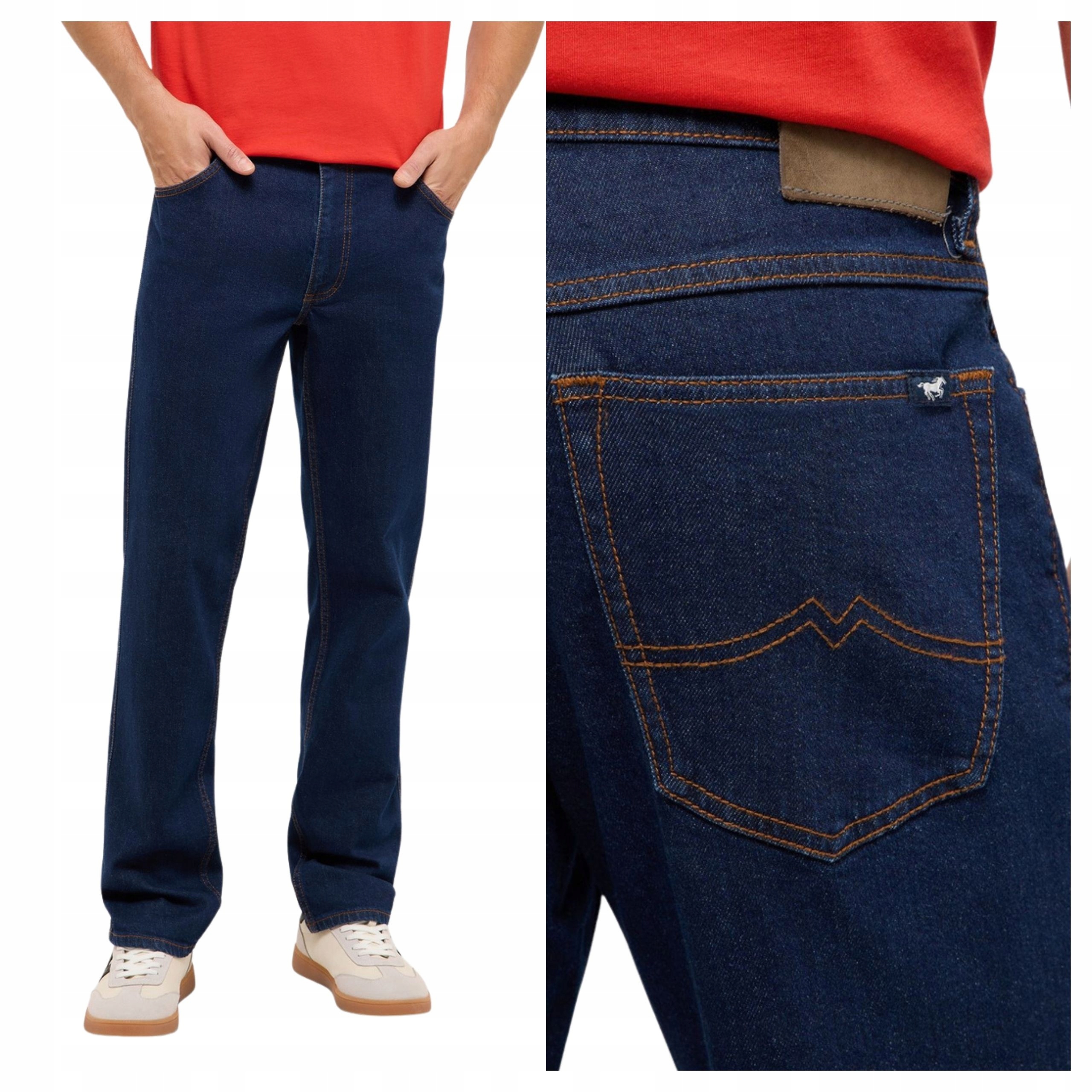 Pánské kalhoty Mustang Style Tramper Straight Jeans modré W33 L32