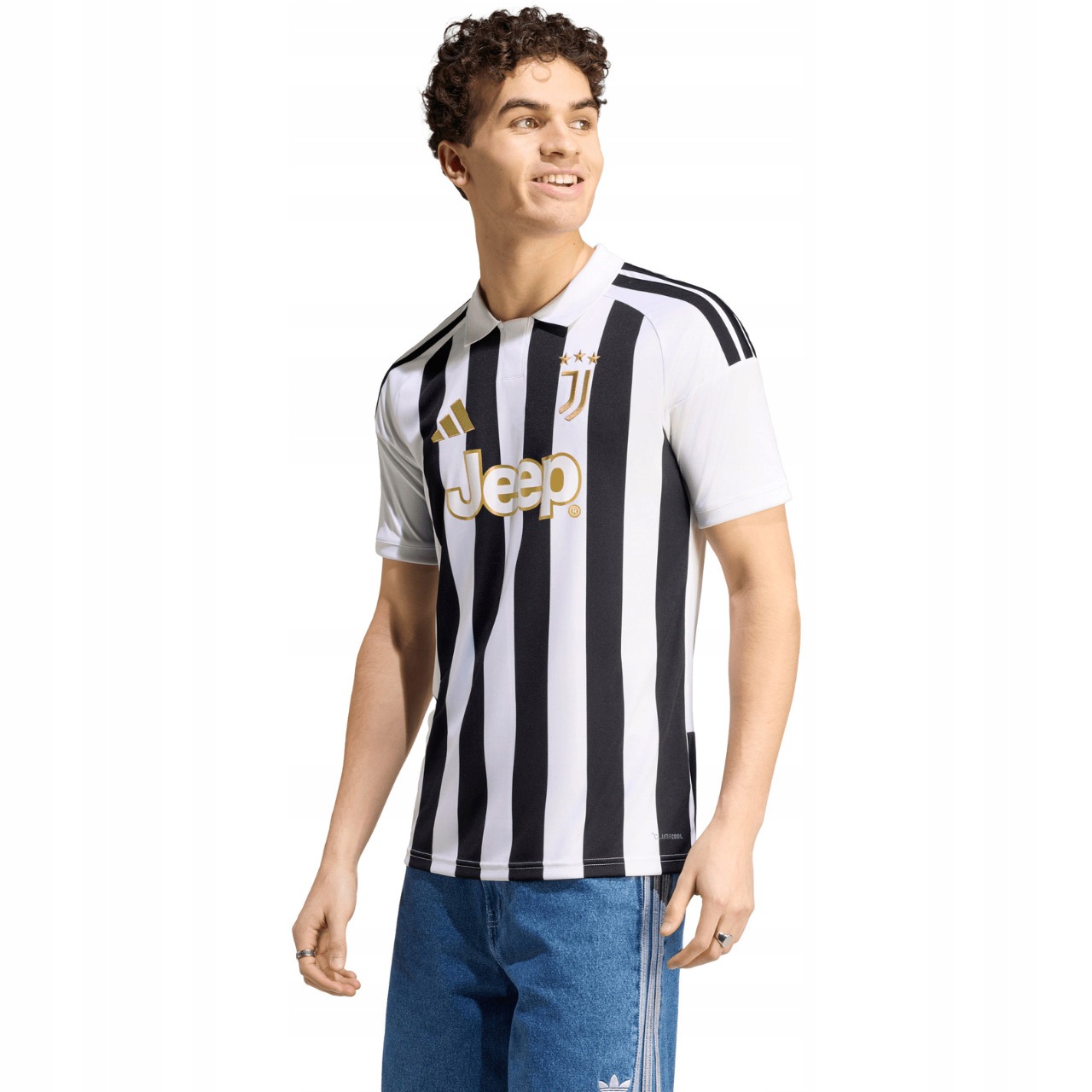 Koszulka męska adidas Juventus 26/27 biało-czarna KC2285 M