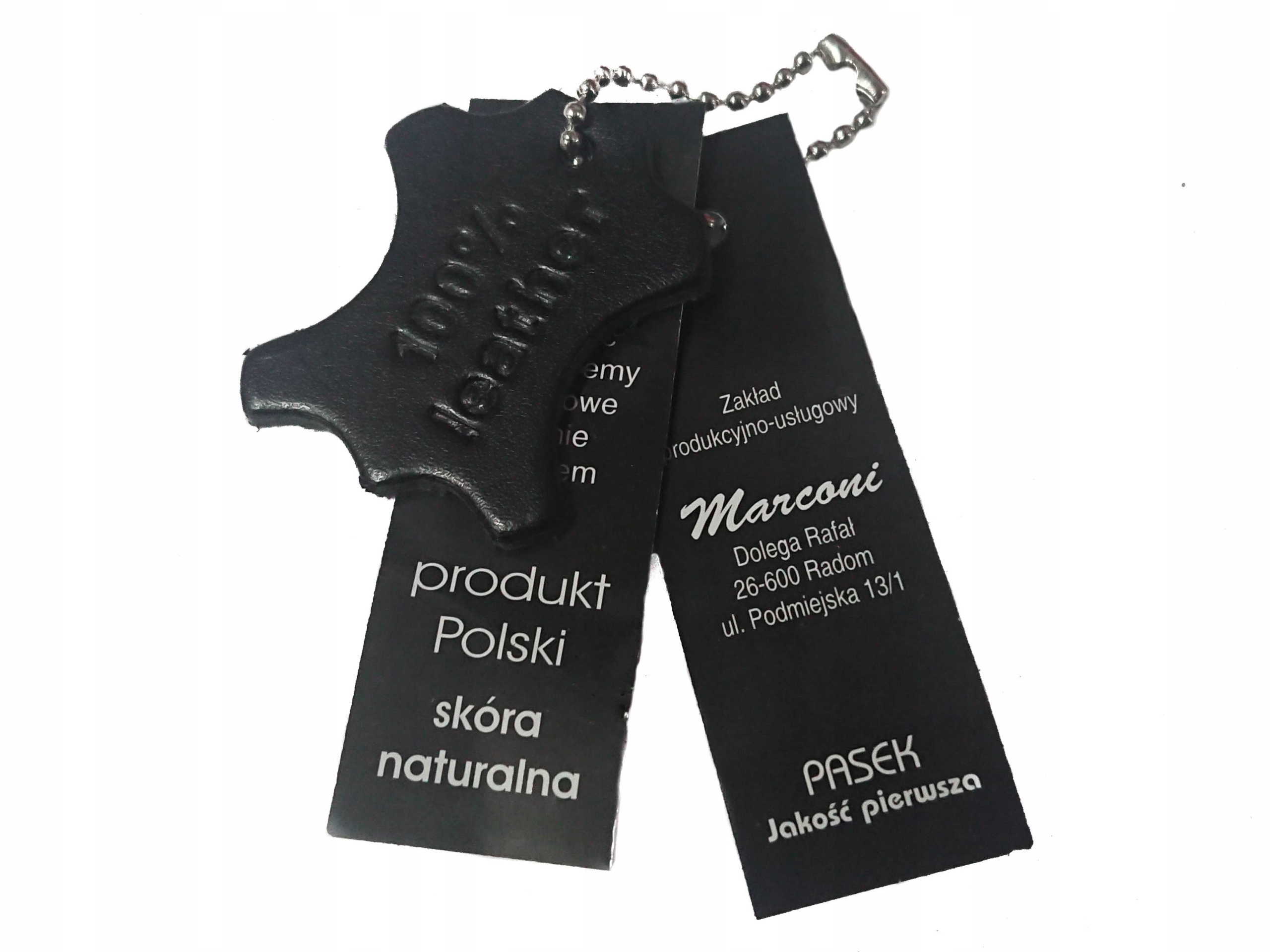 Damski SKÓRZANY pasek 4cm Jasny brąz |85obw Model Damski 4cm