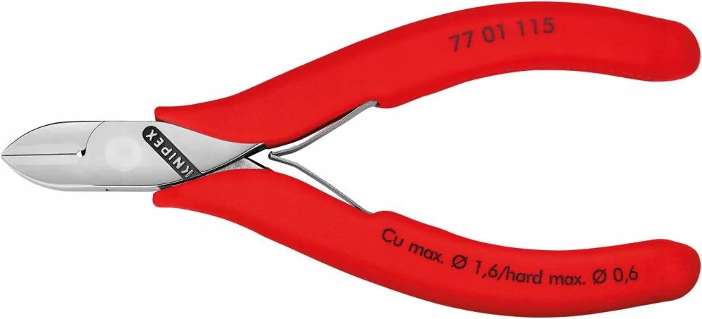 Boční štípací kleště pro elektroniku, 115 mm, 77 01 115, Knipex