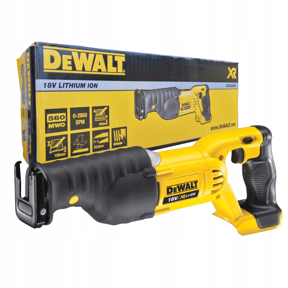 PIŁA SZABLASTA 18V LISI OGON POSUWISTA AKU DEWALT Prędkość skokowa 2950 1/min