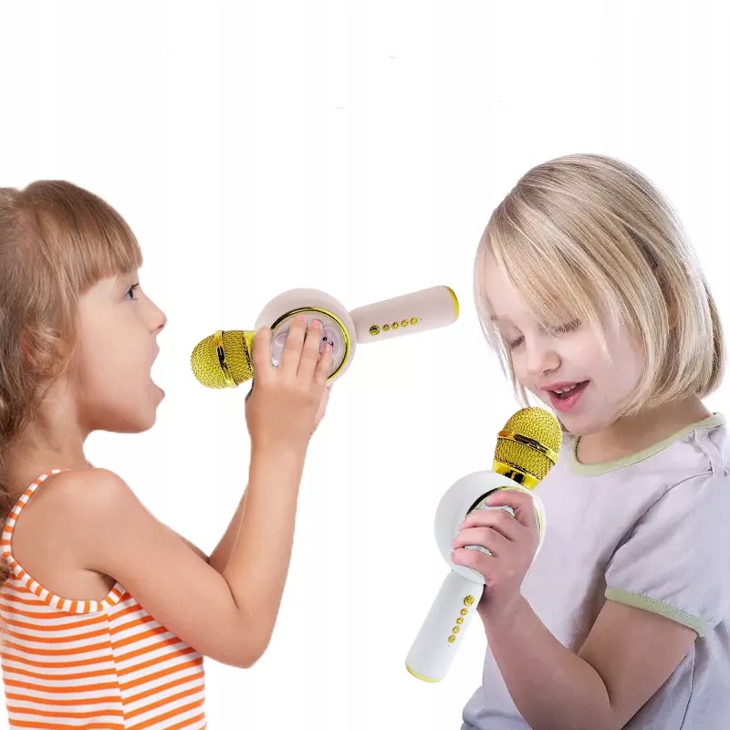 Mikrofon Karaoke dla dzieci Bluetooth głośnik róż Model x6