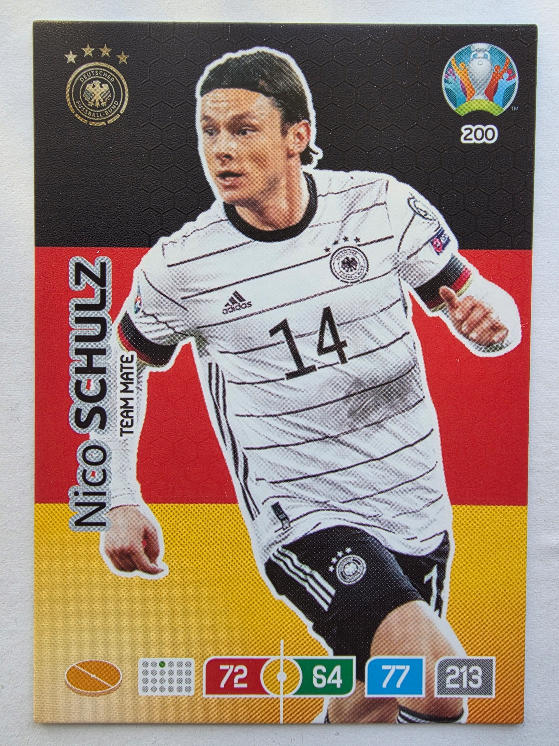 2020 Panini Euro Nico Schulz Niemcy Nr 200 /o