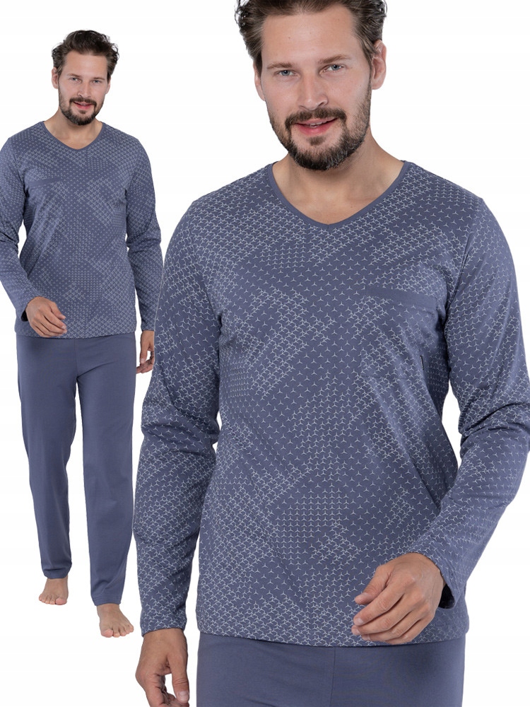 Hotberg Dante – pohodlné a elegantní dlouhé pánské pyžamo XXL