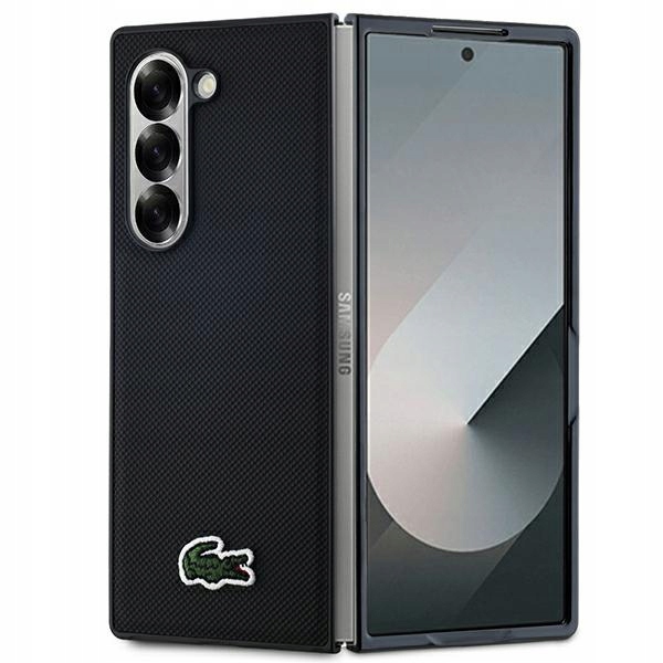 Lacoste LCHMZFD6PVCK Z Fold6 F956 černá/černá hardcase Iconic Petit Pique