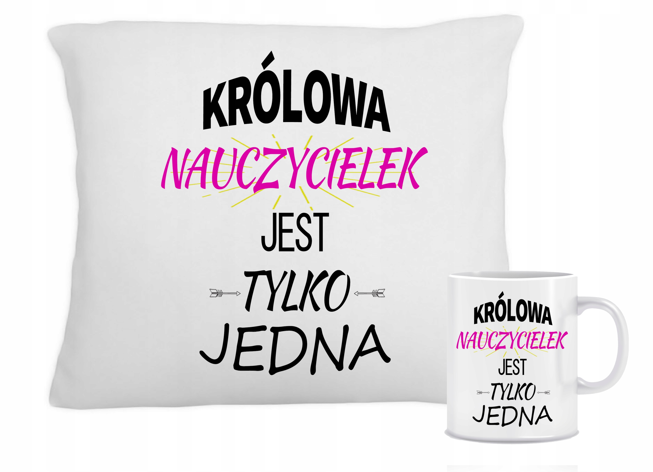

Zestaw Poduszka Kubek Na Dzień Nauczyciela
