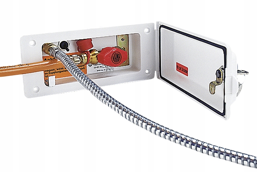 Внешнее подключение воды и газа REICH White kpl