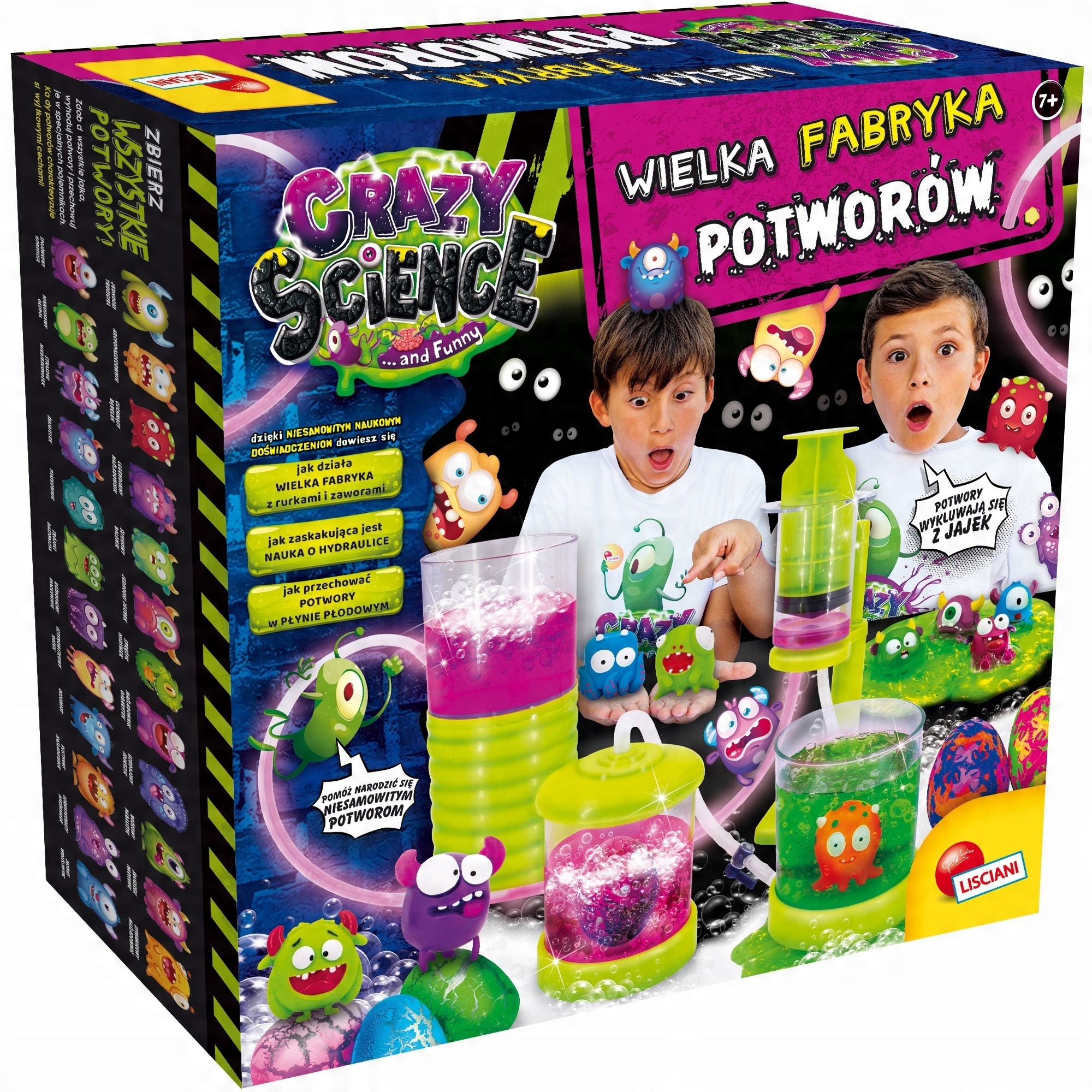 

Eksperymenty dla dzieci Wielka Fabryka Potworów