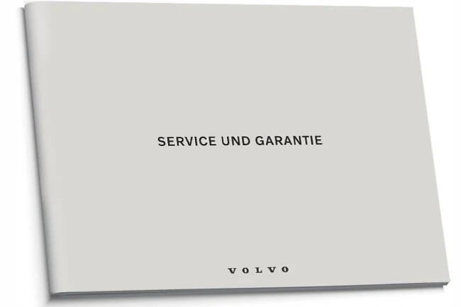 Volvo Německá servisní kniha od roku 2021