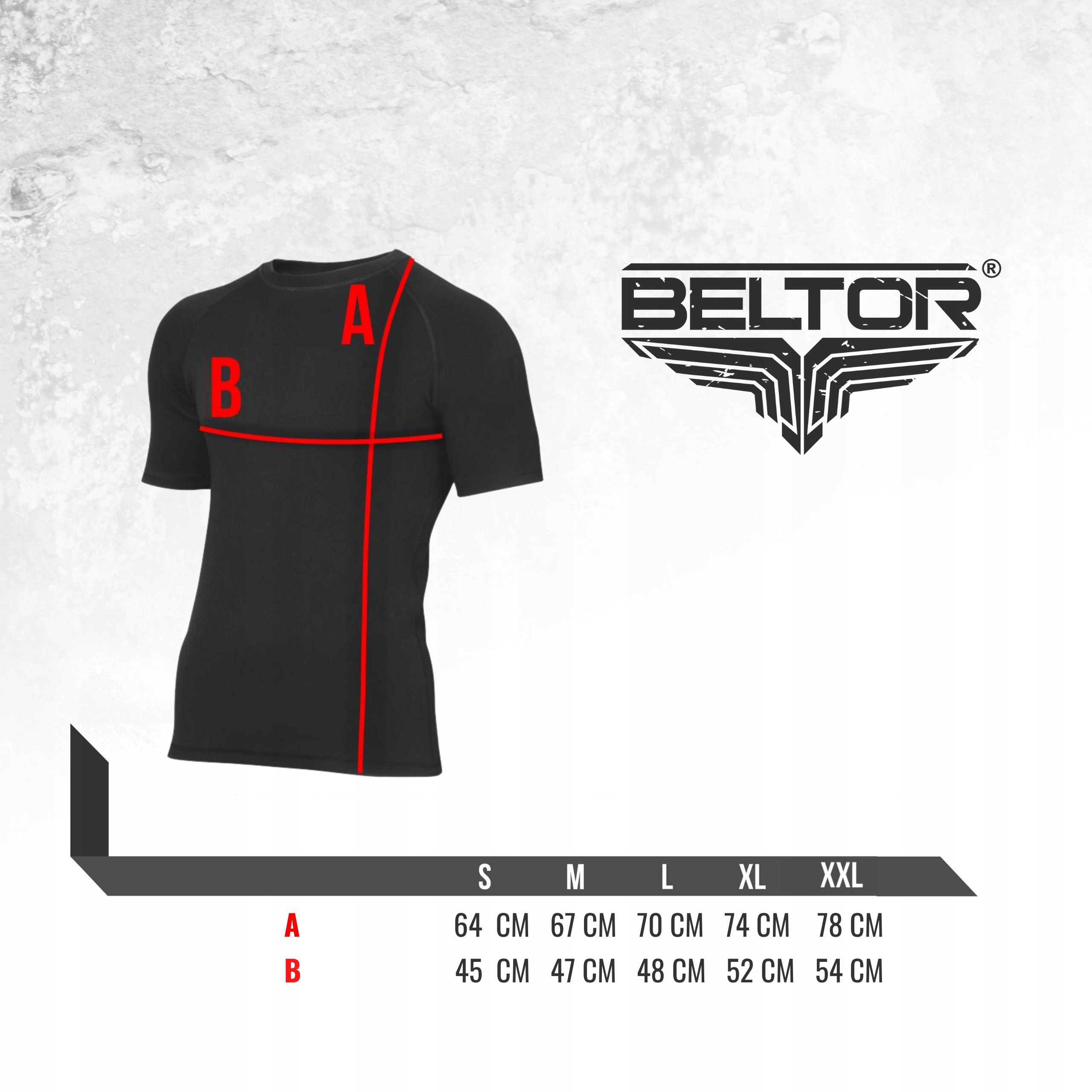 BELTOR KARATE RADHGUARD BLUZKA TERMOAKTYWNA KOSZULKA KYOKYSHINKAI XXL Linia plus size (duże rozmiary)