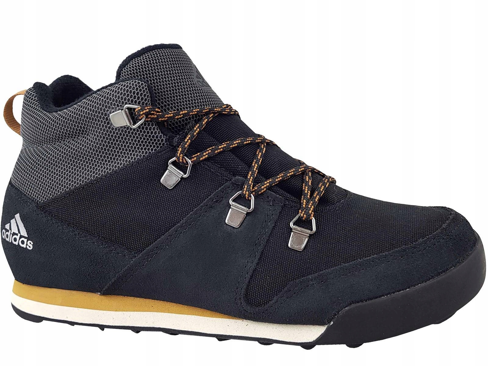 Adidas Snowpitch FZ2602 Buty Trapery Botki Śniegowce Membrana Primaloft