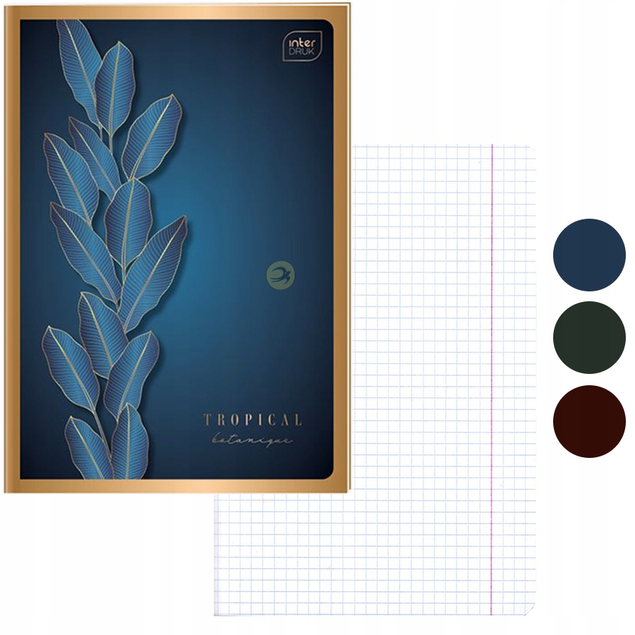 

Zeszyt A4 80 Kratka Tropical Gold Metal Interdruk
