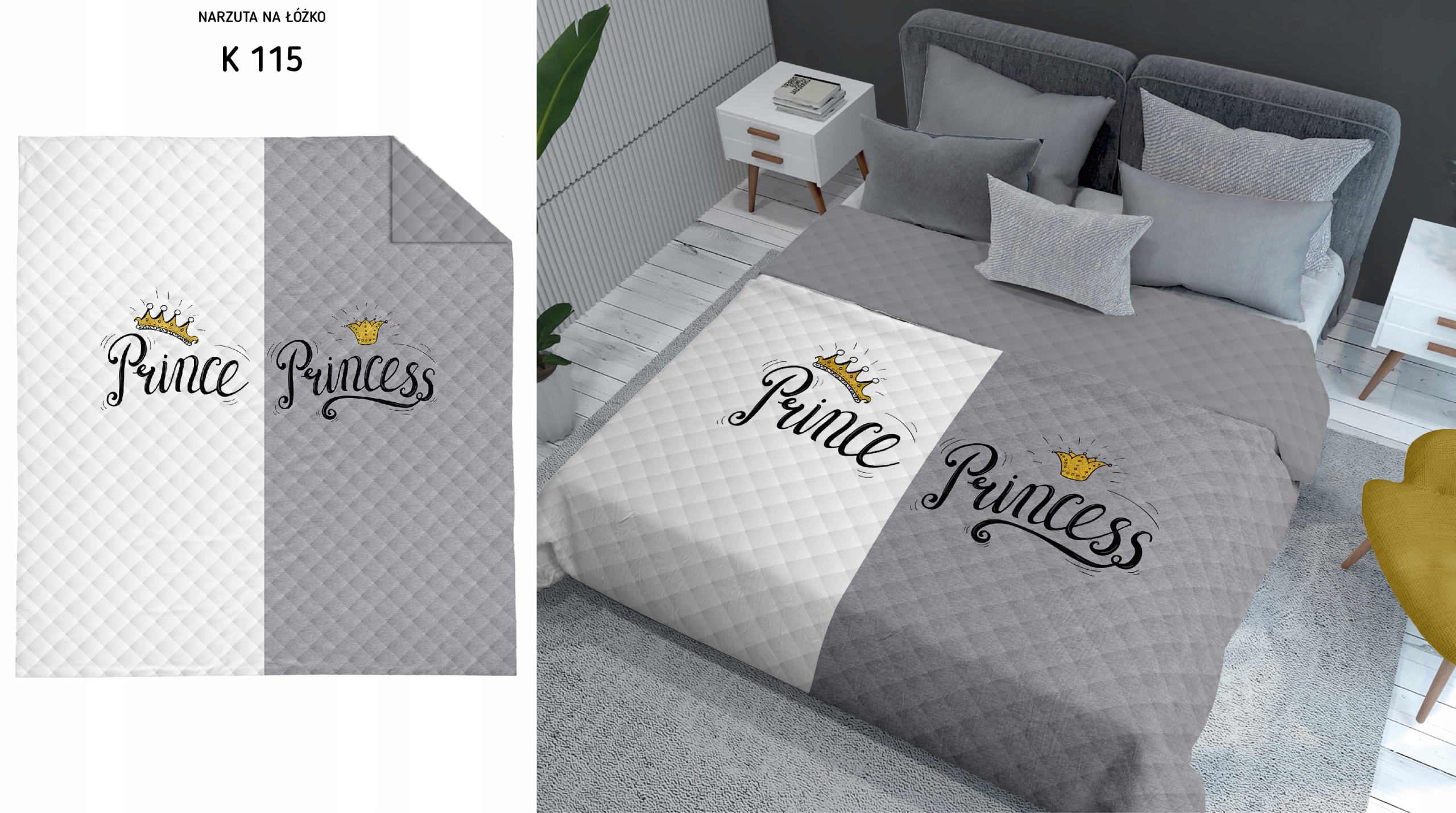 NARZUTA HOLENDERSKA NA ŁÓŻKO DWUSTRONNA DEKORACYJNA KAPA 220x240 Szerokość produktu 220 cm