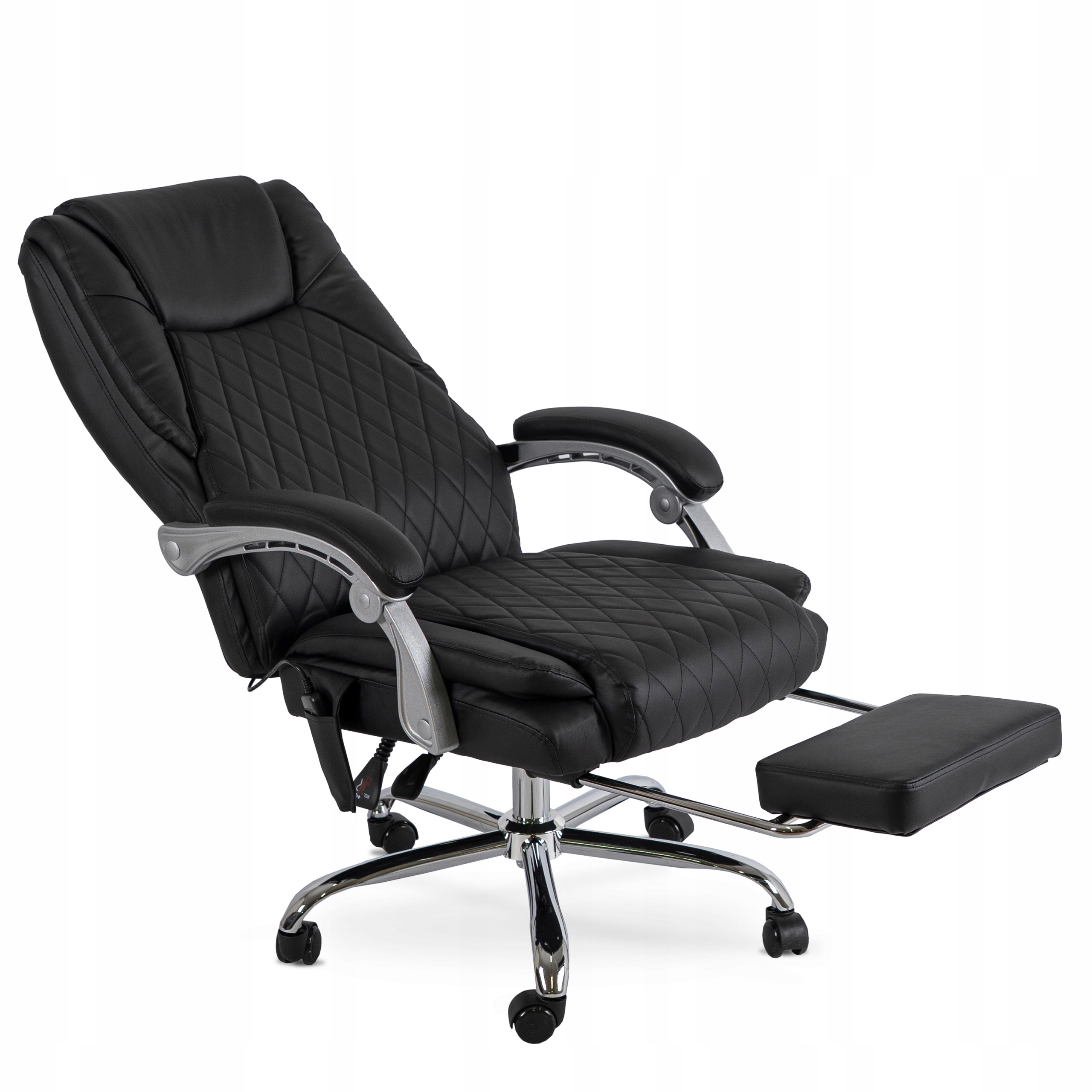 Kancelářská otočná židle s masáží K Psacímu Stolu počítače Černá Giorgio