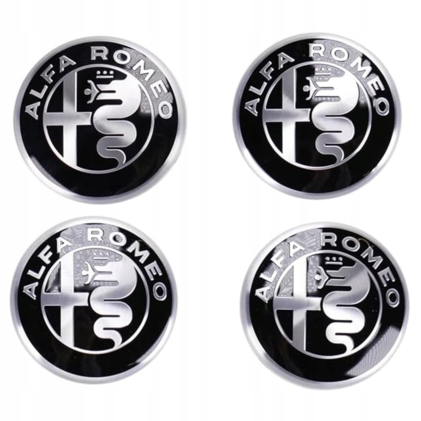 Originálne Dekelky Kapselky Hliníkových Diskov Alfa Romeo Komplet 4 Kusy
