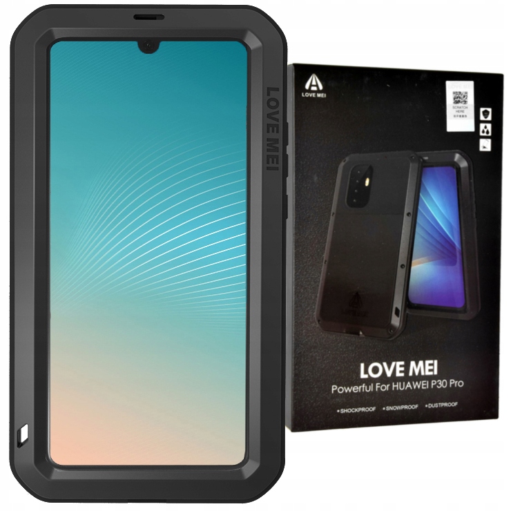 Etui szkło do Huawei P30 Pro, cover, Love Mei Powerful