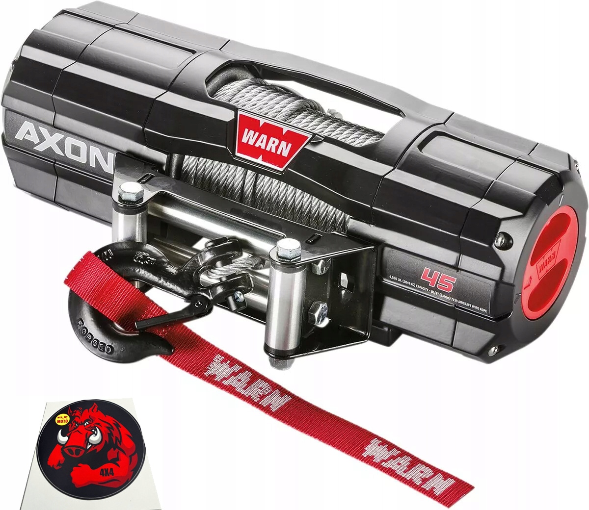 Navijak Warn Navijak Axon 45 Lina Oceľ 4500LBS Max 2041 kg Nosnosť