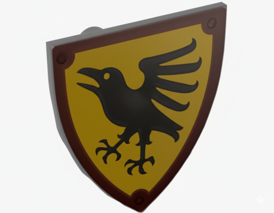 Lego 3846pb047 Rytířský štít Castle Lbg 1 ks Nové