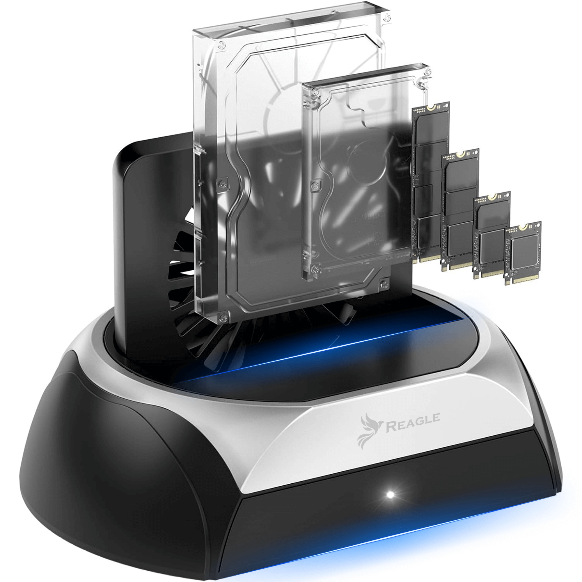 Stacja Dokująca Dysku Ssd Hdd Sata 2,5" 3,5" Nvme M.2 Usb Obudowa Adapter