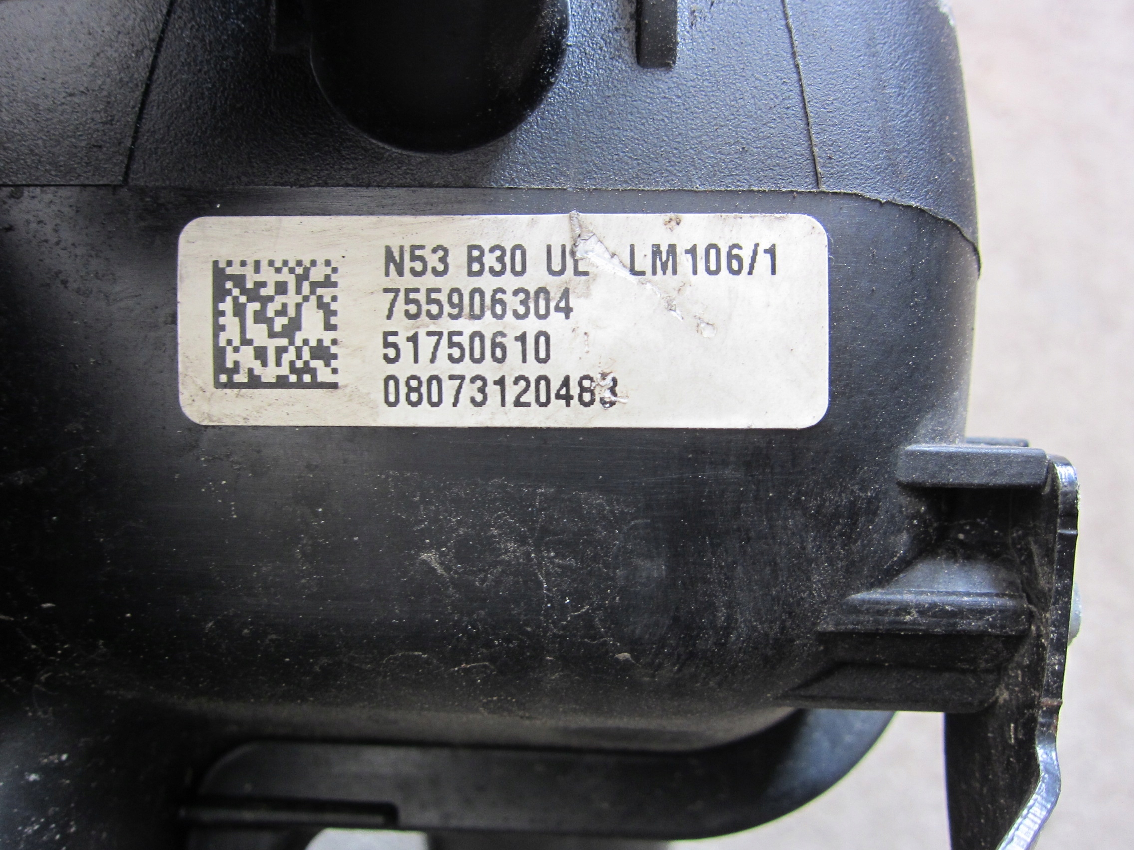 BMW E60 E90 KOLEKTOR SSĄCY N53B30 N53 3.0i 7559063 Producent części BMW OE