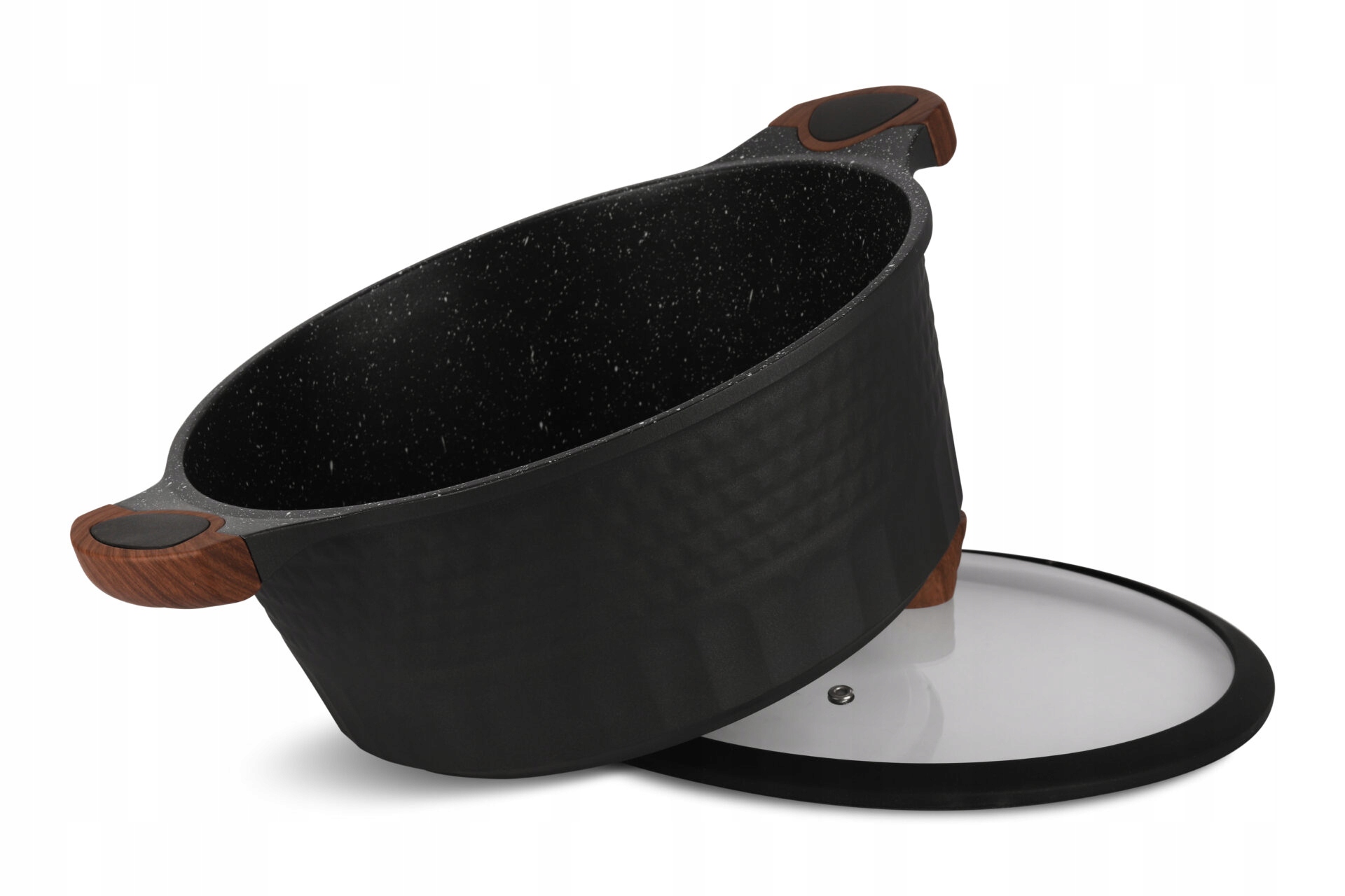 Zestaw GARNKÓW 10e CZARNY MAT plus DREWNO edenberg Materiał aluminiowe