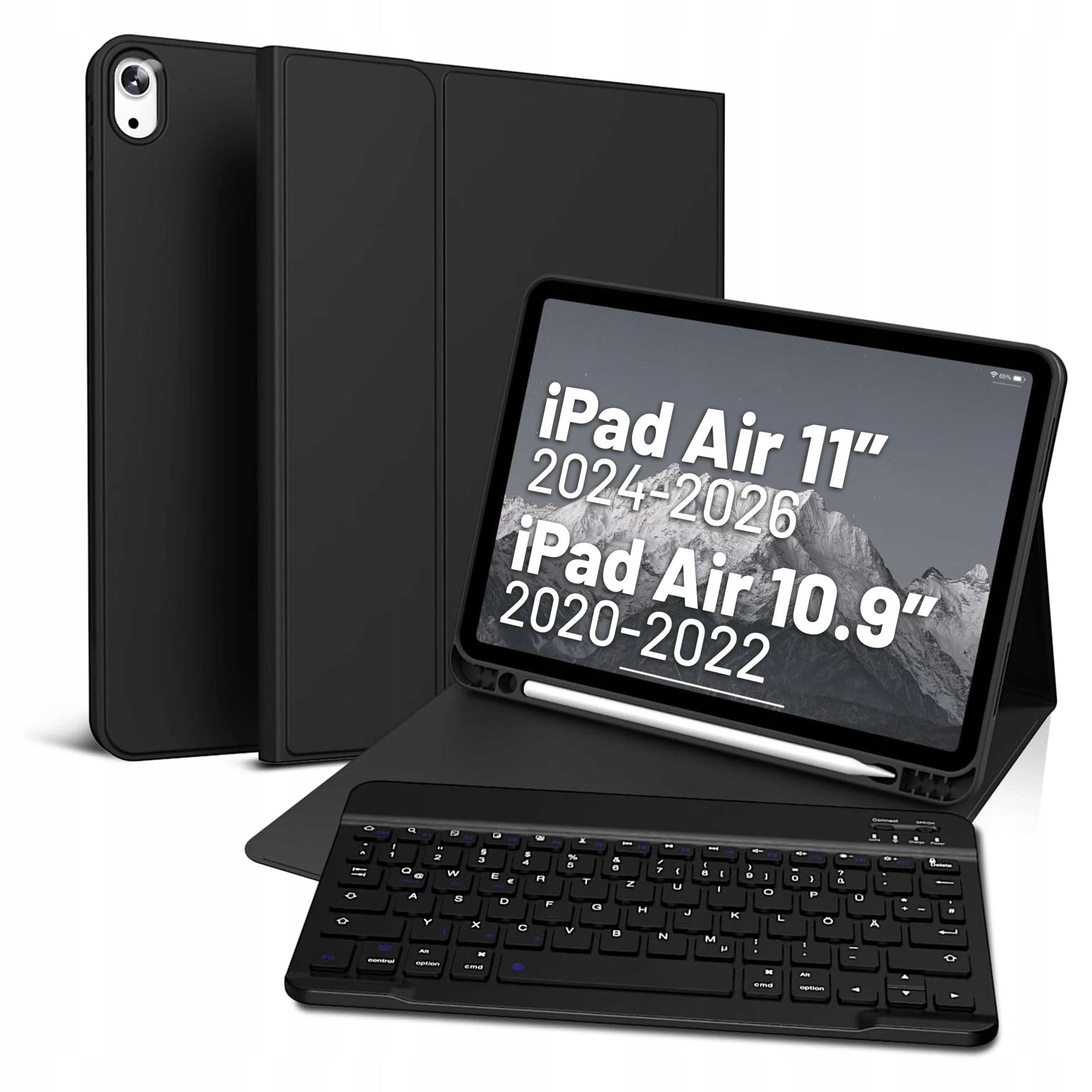 Pouzdro a Klávesnice pro Apple iPad Air 11" 2024 2025 2026 Air 10.9" 2020 2022
