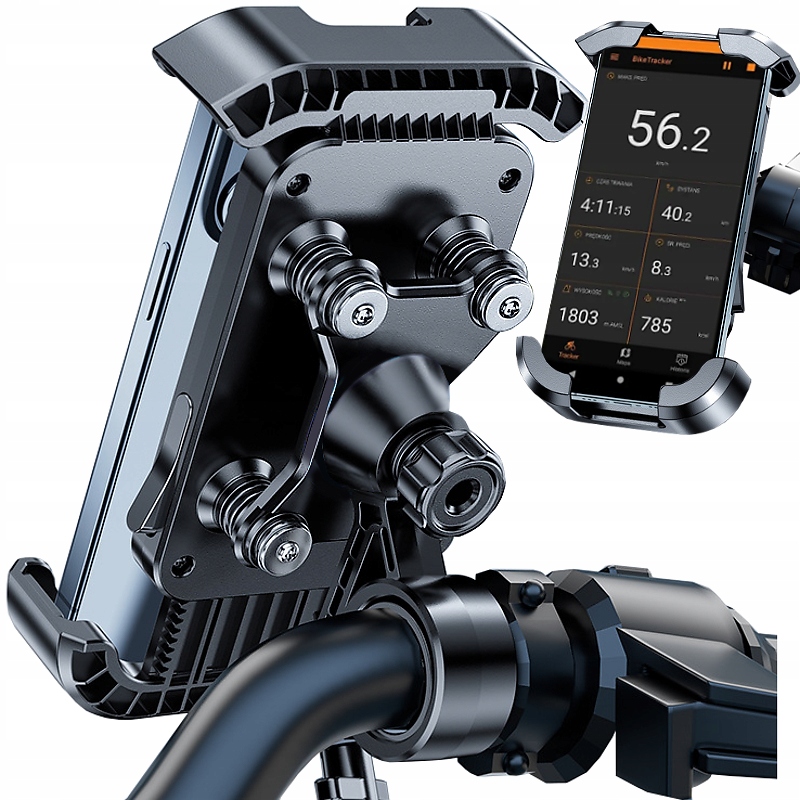 Pancerny Antywibracyjny Uchwyt Rowerowy Motocyklowy Na Telefon Koanni Nowy