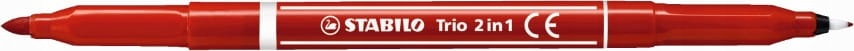

Stabilo Trio 2 w 1 flamastry czerwony