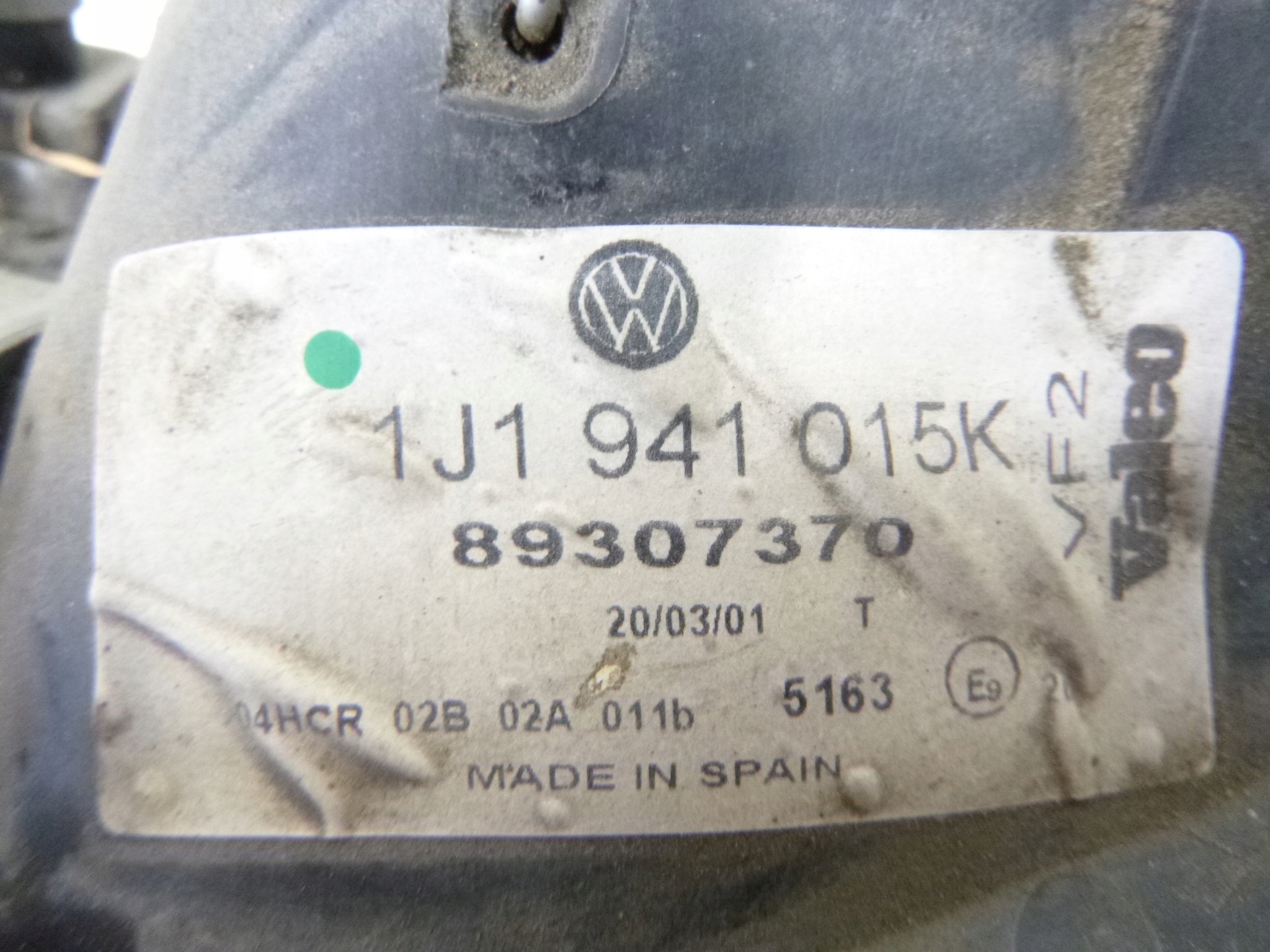 light front left VW Volkswagen Golf IV 97-06r. 1J1941015K