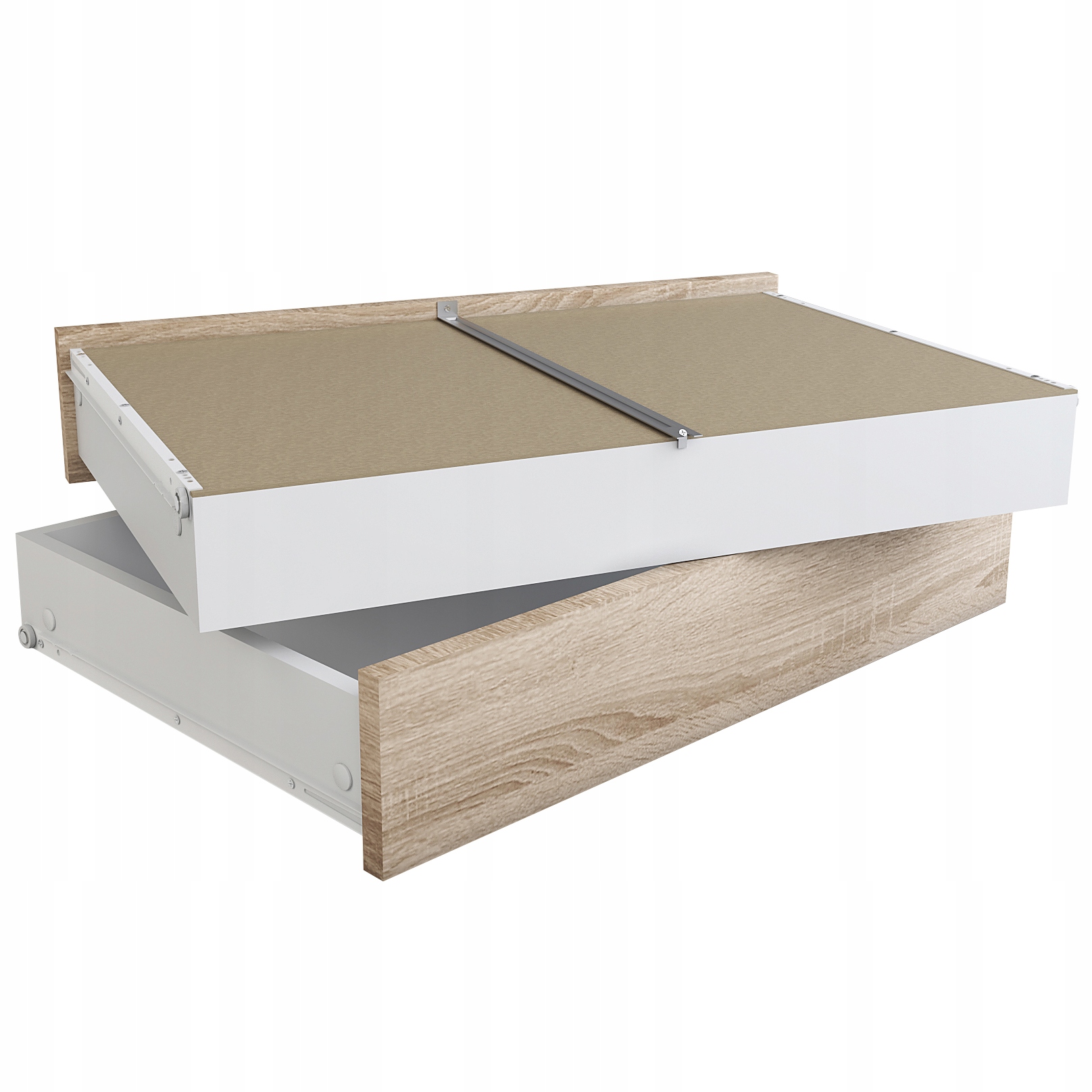 Szuflady do szafy przesuwnej 150cm, 2 sztuki