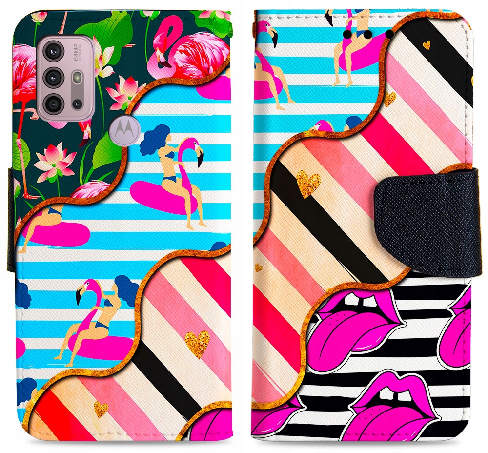 

Etui Foto Portfel Do Motorola Moto G10 / G30 Szkło