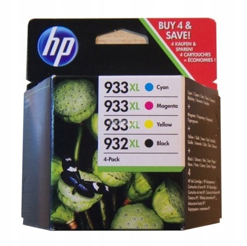 

4x org. Hp 932XL Bk 3x 933XL Cmy 6100 6600 6700