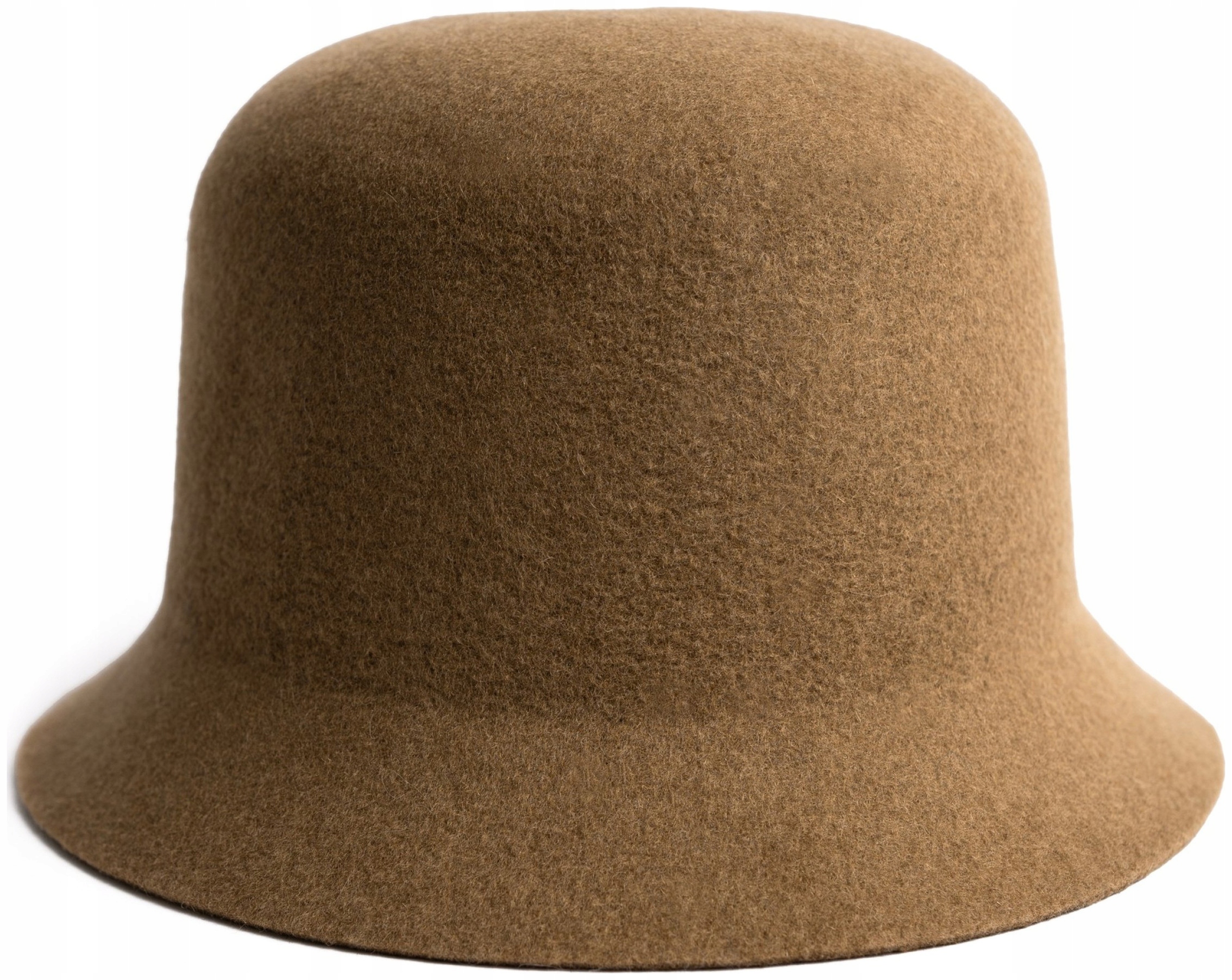 Elegantní plstěný klobouk Bethy klasický dámský vlněný, tmavě béžový