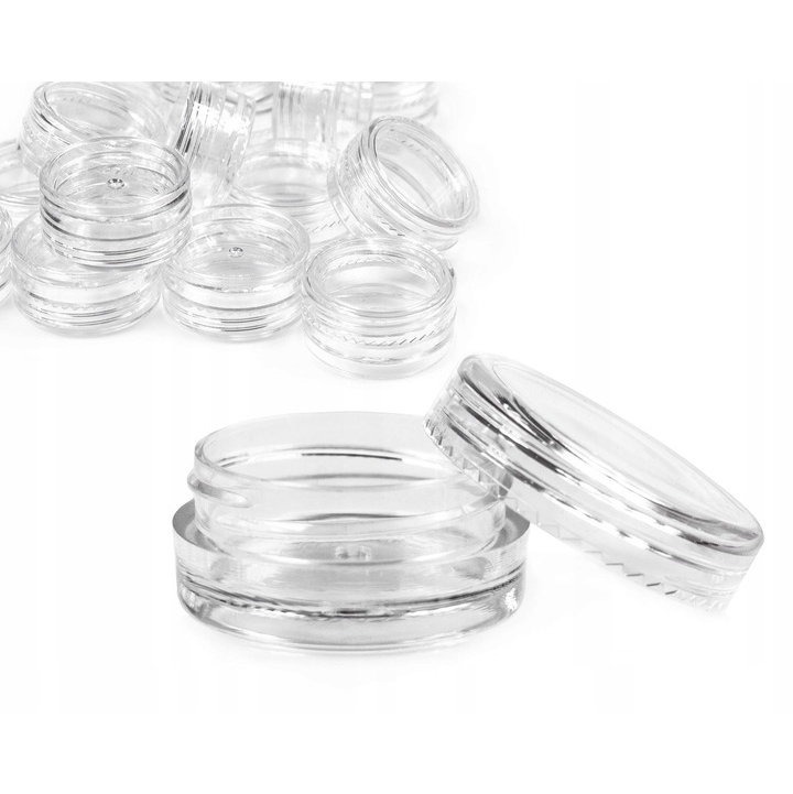 

Pojemniczki Słoiczki Na Ozdoby 3ml 50 Sztuk