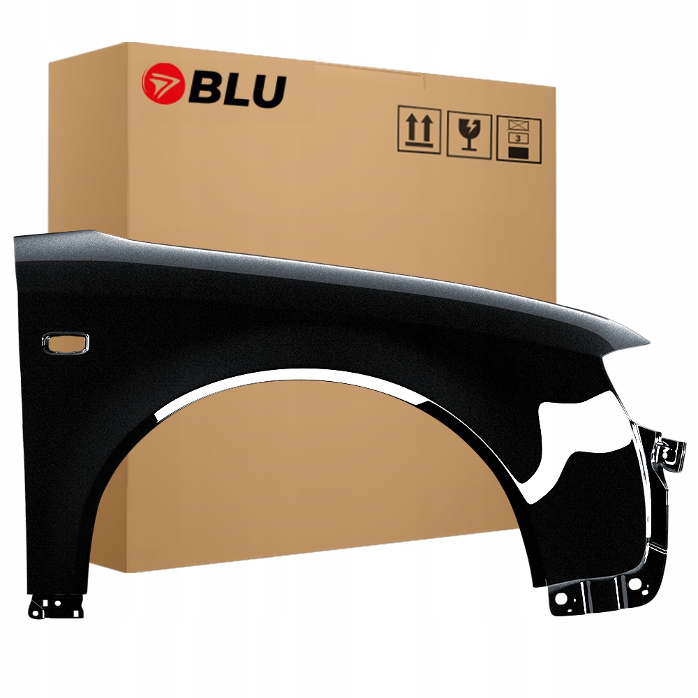 Blu Blatník Audi A4 B6 LZ9W pravý černý 00-04 přední