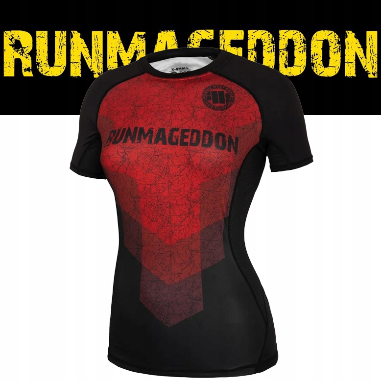 Damska Koszulka Sportowa Mesh Pitbull Red Stripes Rmg S