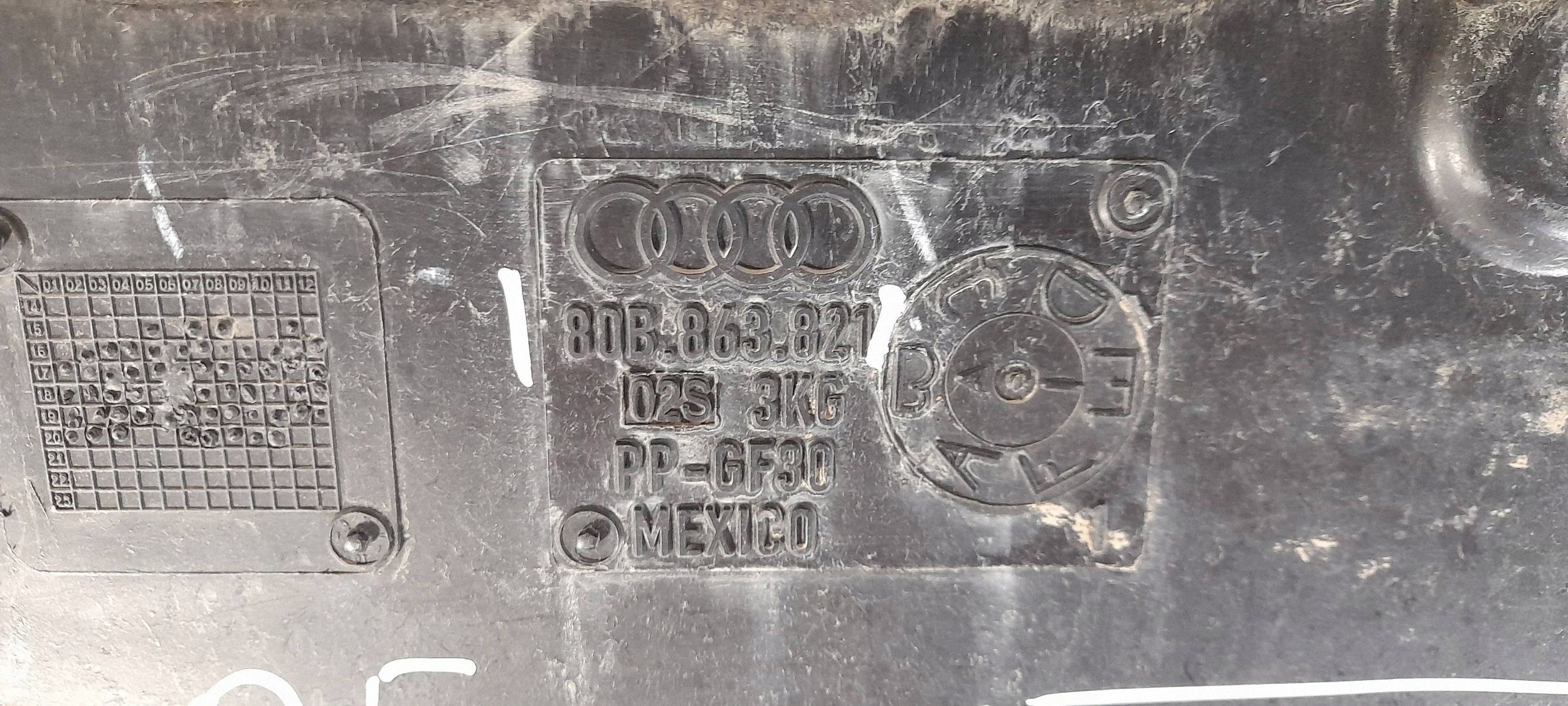 Audi Q5 SQ5 FY cover below engine 80B863821 (PL519)