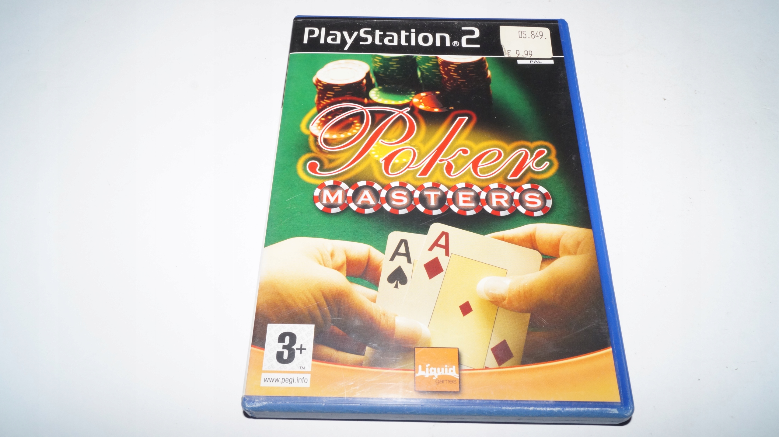 POKER MASTERS PS2 GRA KARCIANA NA PS2 Platforma PlayStation 2 (PS2)