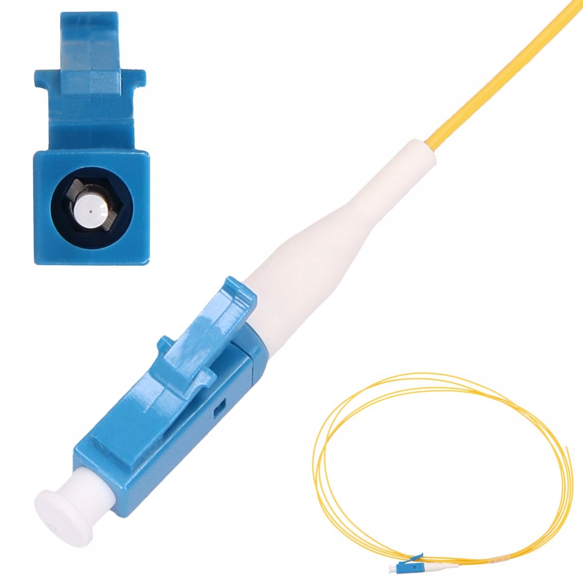 Pigtail Extralink LC/UPC PVC 900um G.652D 2m